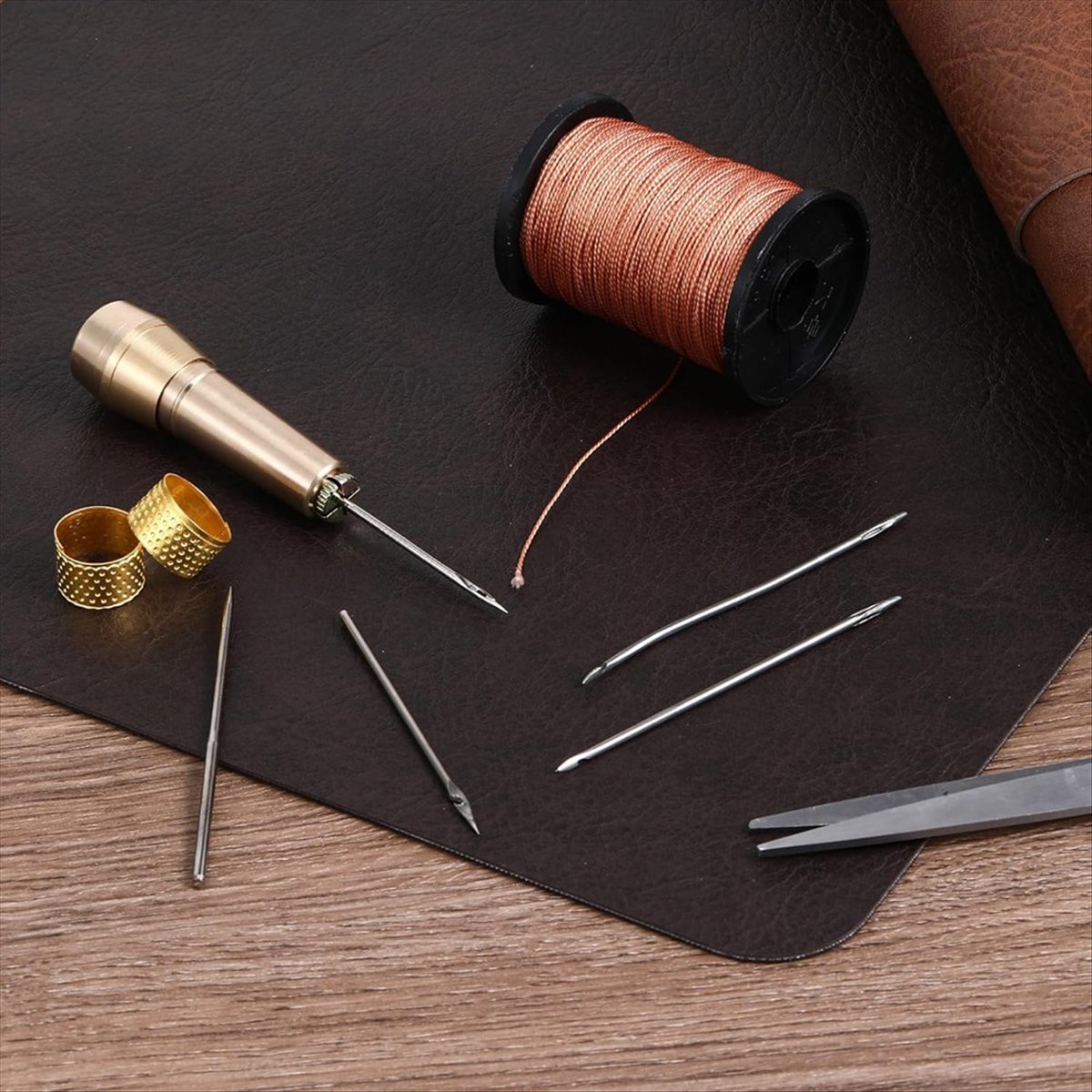 9pcs Leather Sewing Awl Kit wi - Sewing Repair recension och pris