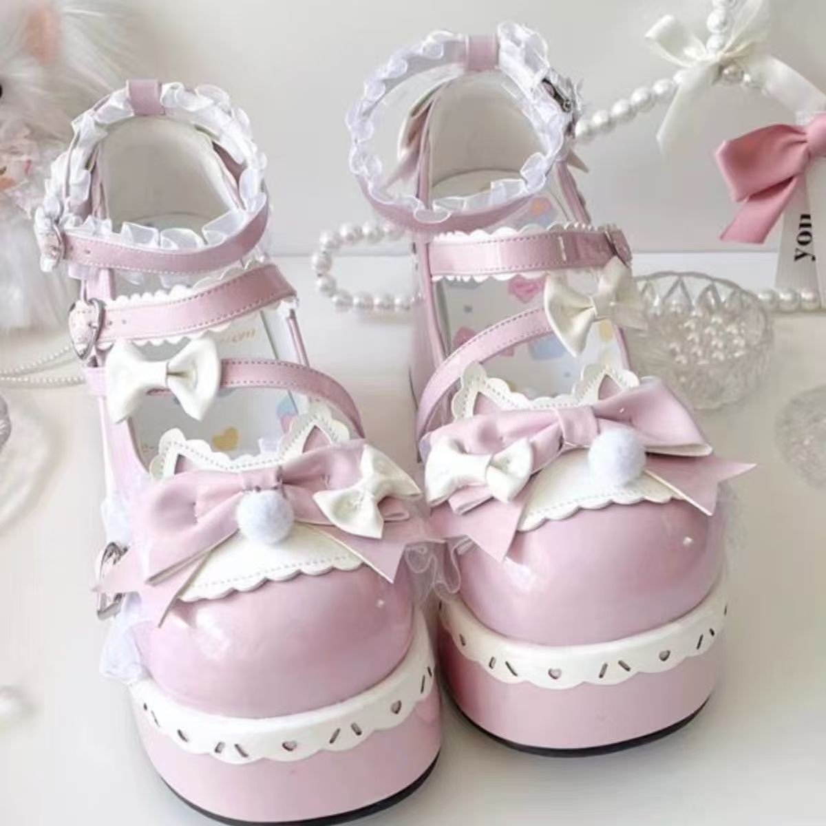 Lovely Girls Lolita Sweet Bowk - Sewing Nylon recension och pris