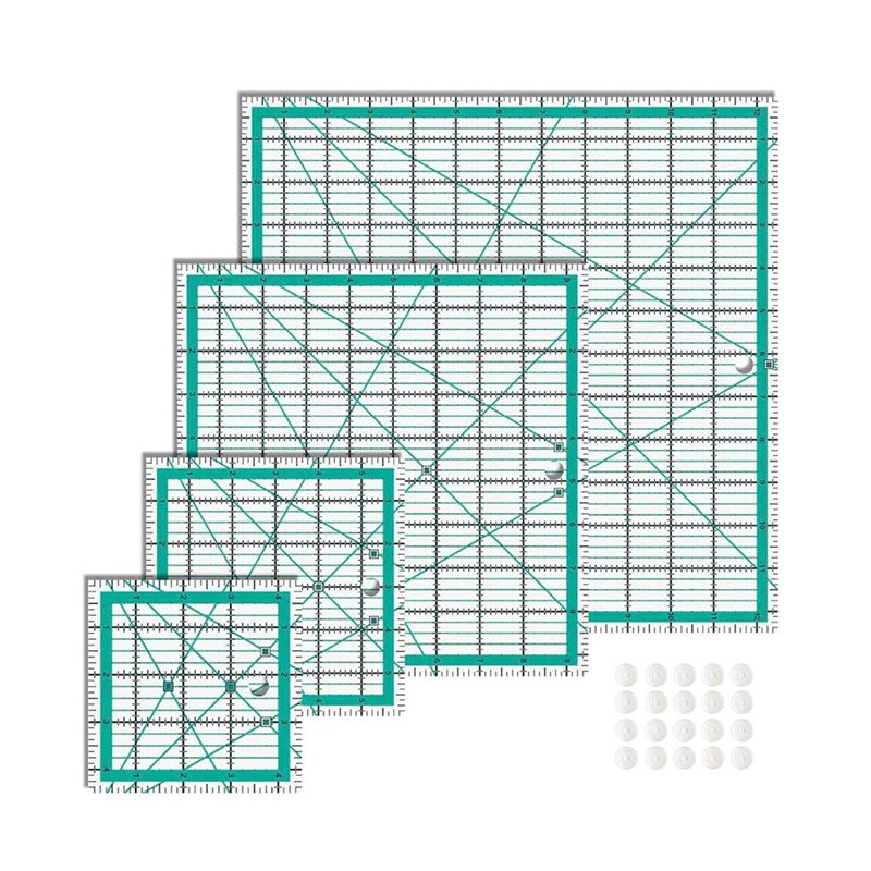 Quilting Rulers,4 Square Quilt - Quilting Ruler Square recension och pris