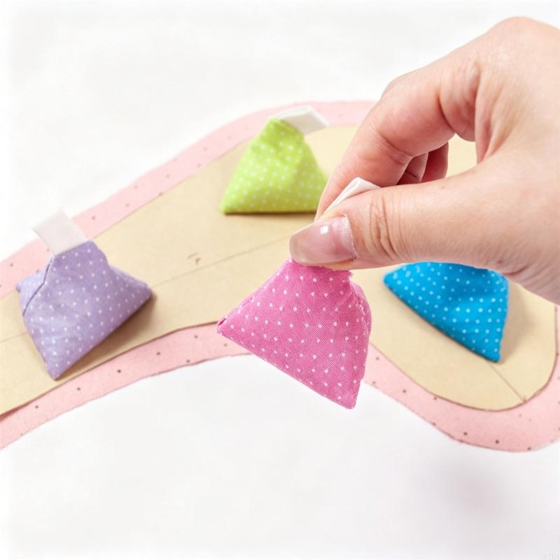 Set Of 4 Triangular Fabric Wei - Fabric Weight Set recension och pris