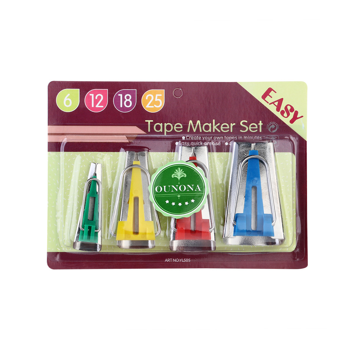 Fabric Bias Tape Makers Set Se - Sewing Machine Fabric recension och pris