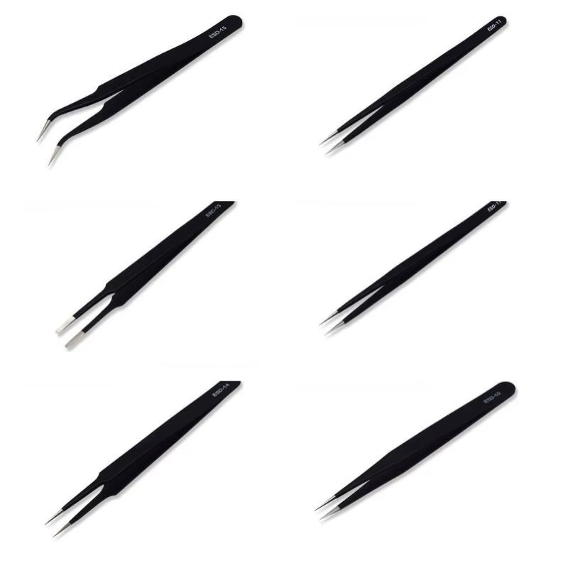 6pcs Precision ESD Tweezers St - Sewing Repair recension och pris