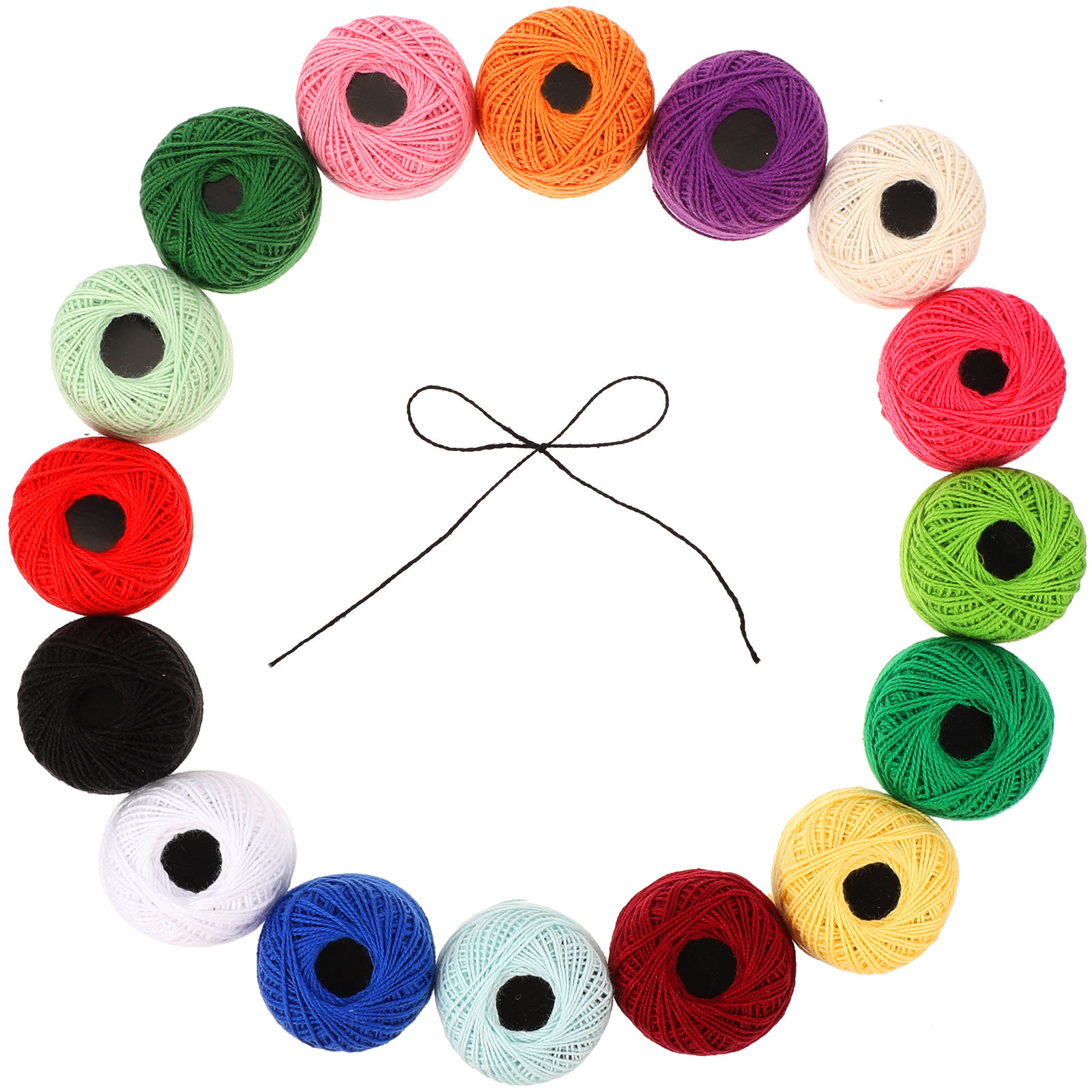 16 Rolls Colorful Embroidery T - Sewing Roll recension och pris