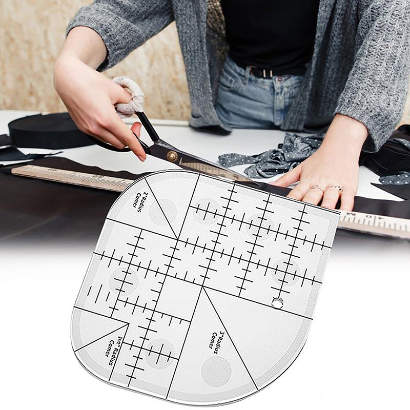 Curved Corner Cutter Quilt Rul - Quilting Ruler Square recension och pris
