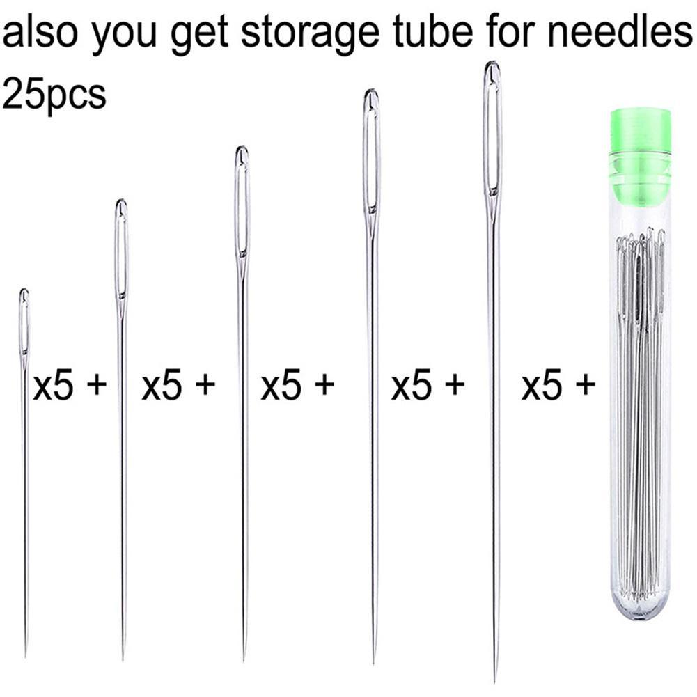 25 Pcs Large Eye Stitching Nee - Sewing Necessities recension och pris