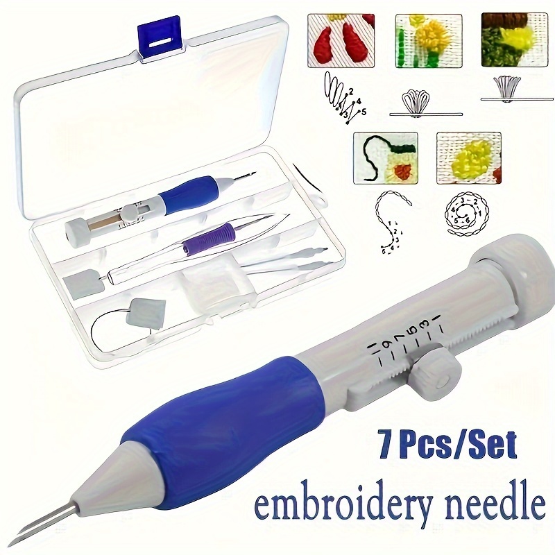 7-Piece Embroidery Punch Needl - Sewing Necessities recension och pris