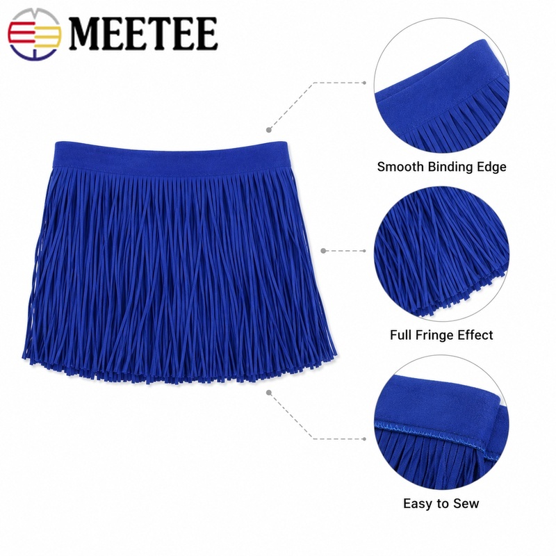 2/4Meters 3mmx15cm Tassel Frin - Sewing Thread In Textile recension och pris