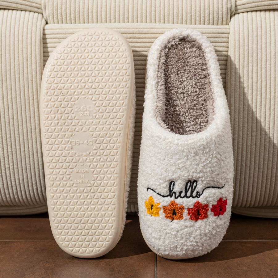 Winter Women's Slippers Indoor - Sewing Fabric recension och pris