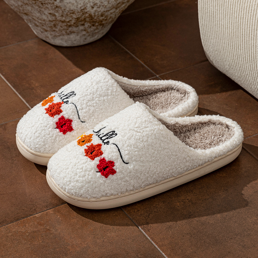 Winter Women's Slippers Indoor - Sewing Fabric recension och pris