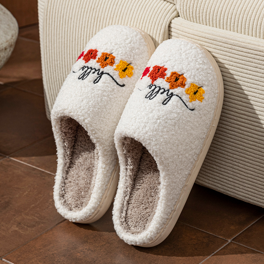 Winter Women's Slippers Indoor - Sewing Fabric recension och pris