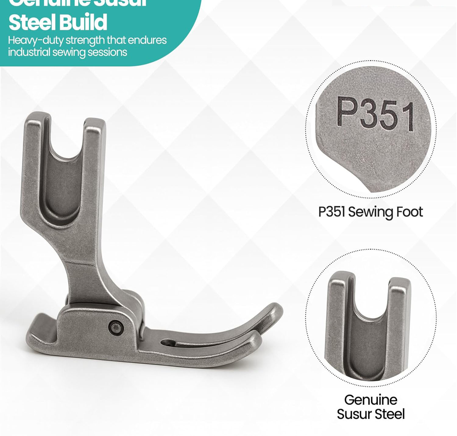P351 Standard Presser Foot for - Sewing Machine Fabric recension och pris